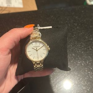 Brand new coach gold watch tags still on never worn